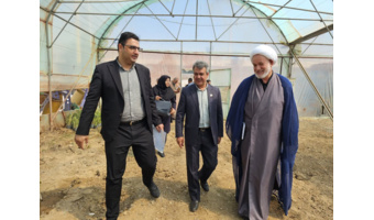 بازدید اعضای کمیته برنامه‌ریزی آموزش های مهارتی مددجویان زندان استان مرکزی از گلخانه‌های کشاورزی بنیاد تعاون زندانیان