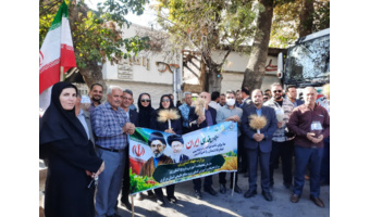 حضور رئیس مرکز تحقیقات و آموزش کشاورزی و منابع طبیعی استان مرکزی در رزمایش جان‌فدای ایران با تأکید بر تأمین امنیت غذایی