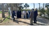 بازدید دانشجویان رشته علوم باغبانی دانشکده کشاورزی دانشگاه تهران از پردیس تحقیقات و آموزش انار ساوه