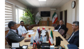 جلسه معاون کنترل و گواهی نهال موسسه تحقیقات ثبت و گواهی بذر و نهال کشور با مدیر باغبانی سازمان جهاد کشاورزی استان مرکزی