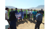 برگزاری روز مزرعه لوبیا با محوریت کشت روی پشته‌های عریض و آبیاری تیپ زیرسطحی در روستای ده سفیدخمین