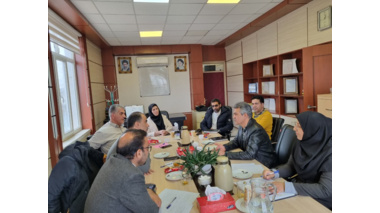 جلسه مشترک مرکز تحقیقات استان مرکزی و مدیریت باغبانی سازمان جهاد کشاورزی
