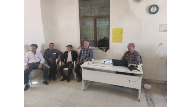 برگزاری دوره آموزشی خاک ورزی حفاظتی در روستای شهراب شهرستان تفرش