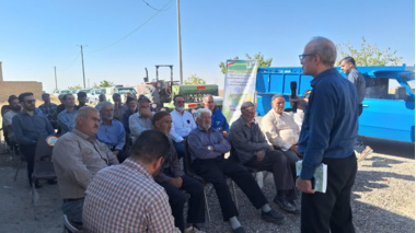 برگزاری یازدهمین کاروان ترویج بهره‌وری الگوی کشت ملی محصولات زراعی در شهرستان تفرش